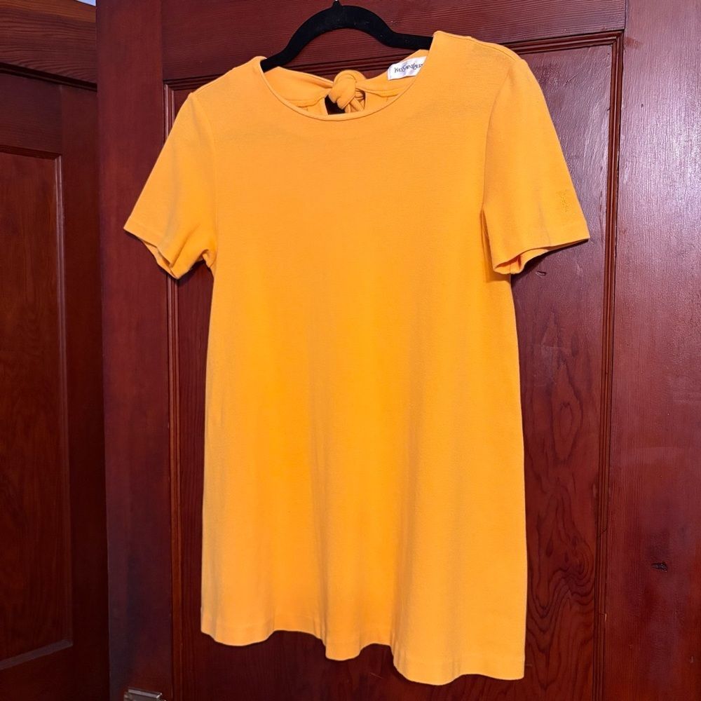 Yves Saint Laurent Vintage Marigold Yellow Knit Tunic Top Size M - Picture 5 of 10